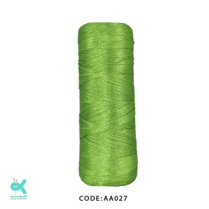 نخ قلاب بافی (ابریشم) سایز 6 - سبز روشن - AA027