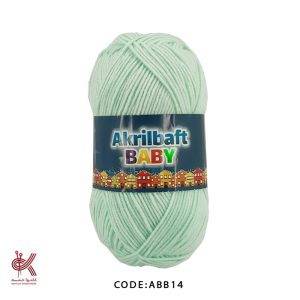 اکریل بافت بی بی - سبز پاستلی - ABB14