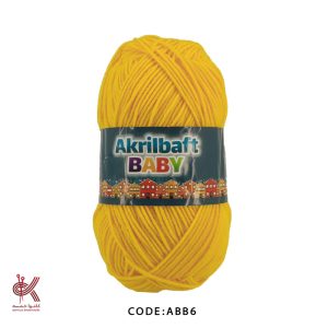 اکریل بافت بی بی - زرد - ABB6