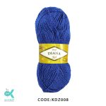 کاموا دیانا ( زری دار ) - آبی - KDZ008