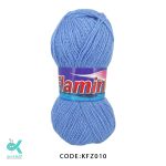 کاموا دیانا ( زری دار ) - آبی روشن - KFZ010