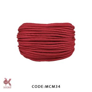 قیطان مغزدار - قرمز - 8 میل پلی استر - MCM34