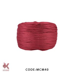 قیطان مغزدار - دونه اناری - 5 میل پلی استر - MCM40