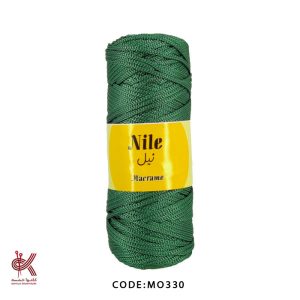 مکرومه سه سوزنه استوانه - سبز - MO330