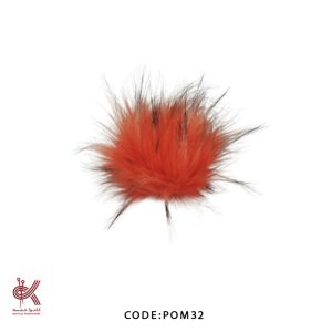پوم پوم (بزرگ و متوسط) - نارنجی - POM32
