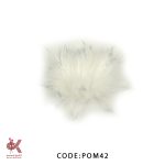 پوم پوم (بزرگ و متوسط) - سفید - POM42