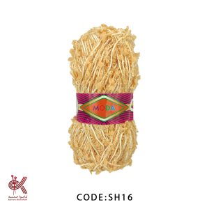 ریشه زری دار ، شکوفه فانتزی - کرم - SG16