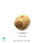 مهره طرح دار - طرح شماره 2, 7میل دهانه 6میل