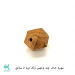 مهره خام چند وجهی - تیره - 2 سانتی