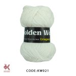 پشم خالص سفید نازک KW021