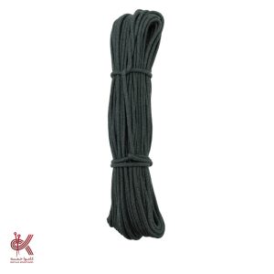 قیطان مغزدار ذغالی 6 میل کتان GHM06
