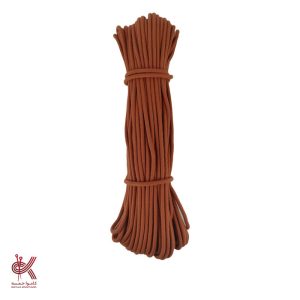 قیطان مغزدار آجری 6 میل کتان GHM21