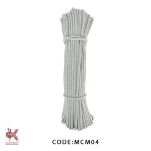 قیطان مغزدار طوسی ملانژ روشن 7 میل کتان MCM04