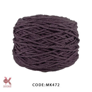 مکرومه کتان 4 میل تابیده بنفش MK472