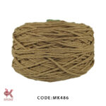 مکرومه کتان 4 میل تابیده نسکافه ای MK486
