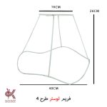 فریم فلزی مکرومه بافی - همه طرح‌ها - Image 24