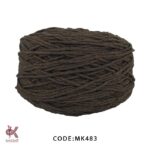 مکرومه کتان - 4 میل تابیده گردویی - MK483
