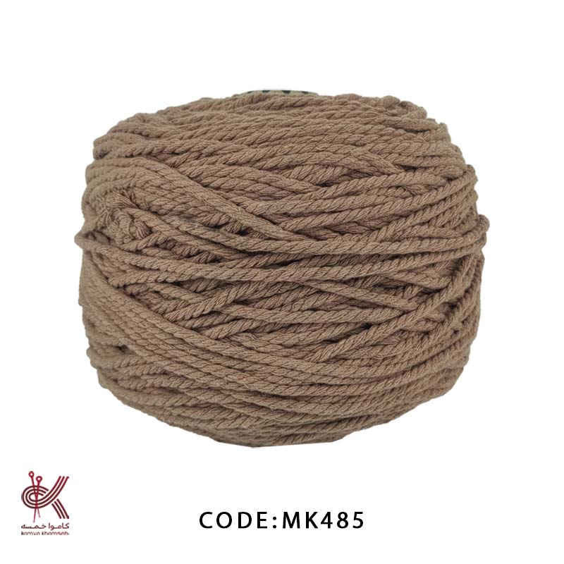 MK485s مکرومه کتان 4 میل تابیده شیرکاکائویی MK485 - Image 1